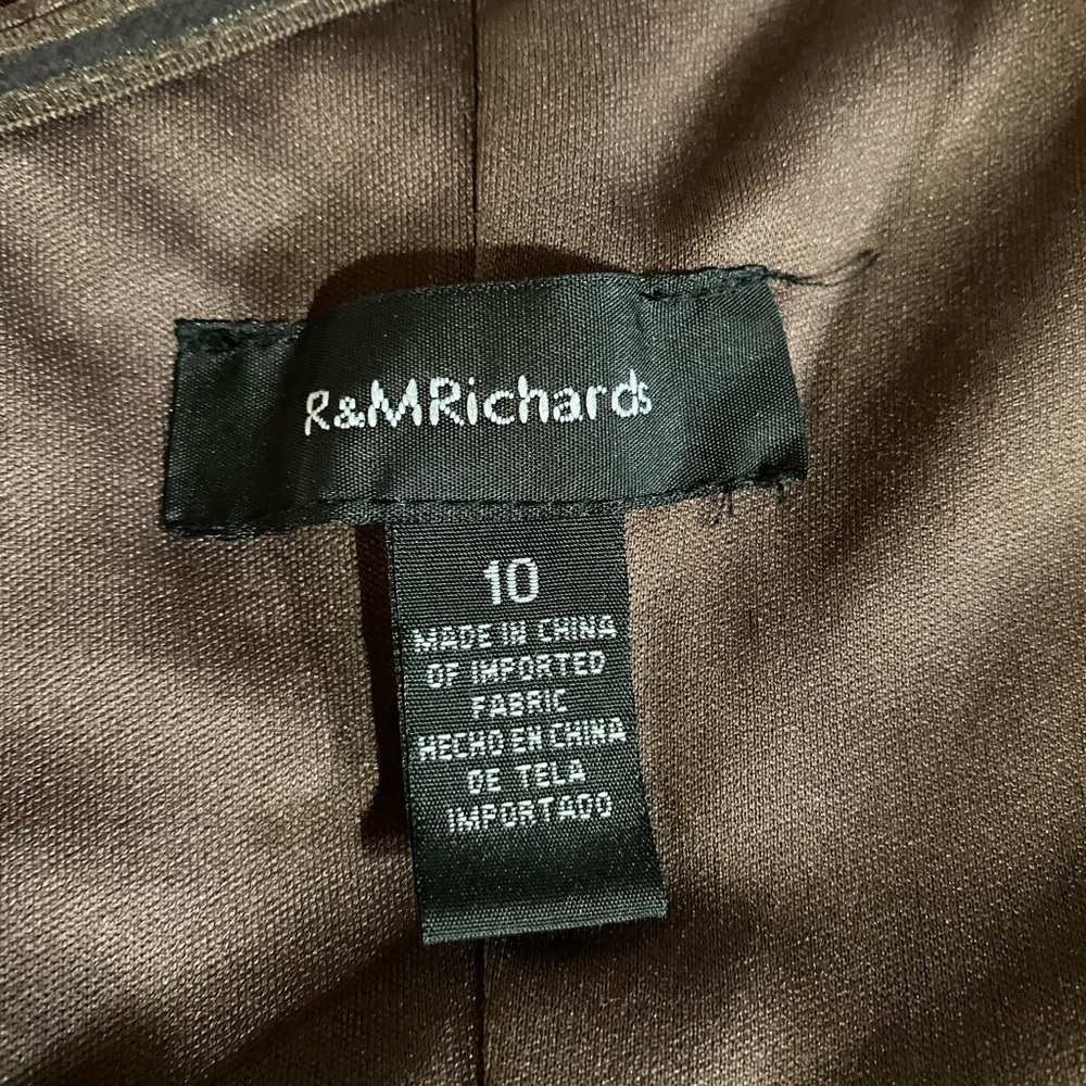R&M Richards Beaded One Shoulder Dress - Picture 9 of 12